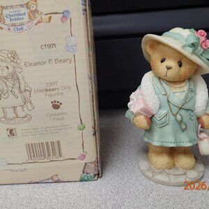 Cherished Teddies Eleanor P Beary 1997 Membears Only Figurine